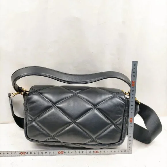 Authentic Versace Greca Goddess Quilted Shoulder Bag